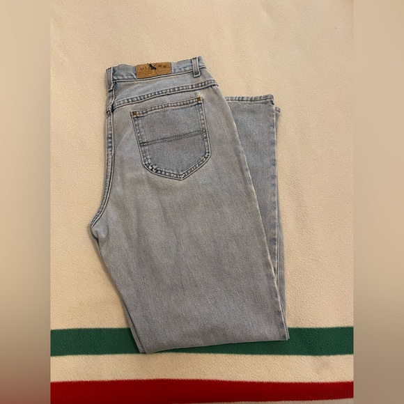 VINTAGE Riders Light Wash Jeans - Sz 28-30 - Picture 1 of 7